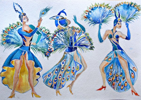 Композиция сценического костюма