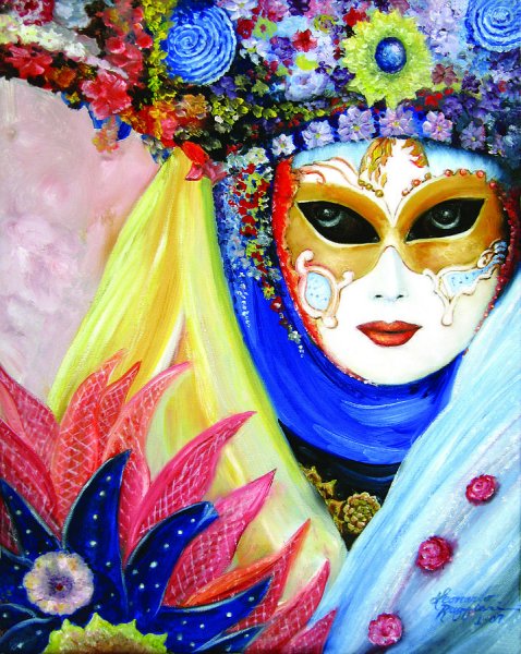 Живопись маскарад венецианец