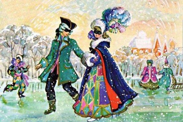 Бал-маскарад при Петре 1