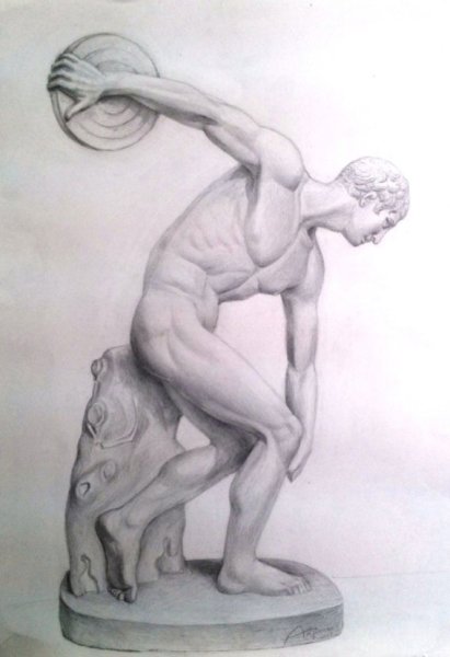 Скульптура рисунок легкий