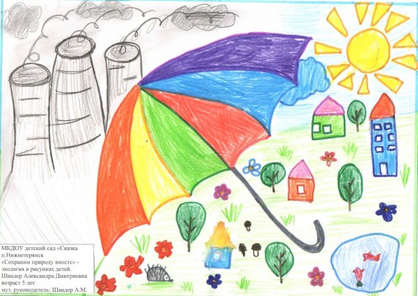 Экология рисунки детей