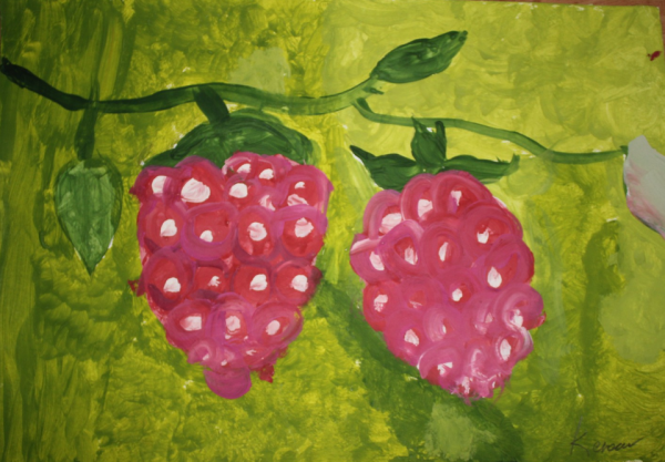 Малинка детский рисунок