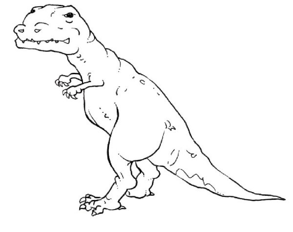 Рисуем тираннозавра