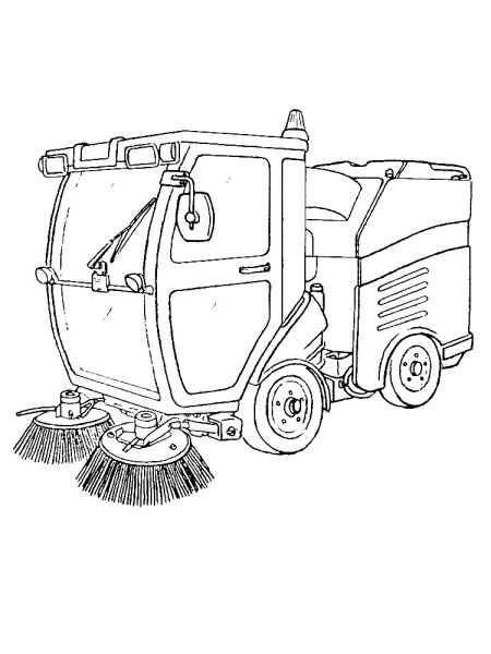 Раскраска строительная техника