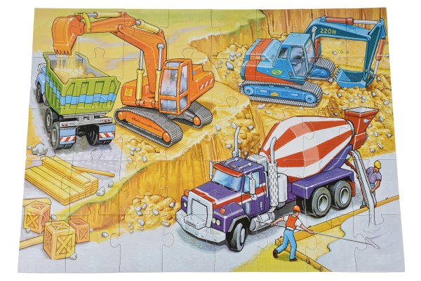 Раскраска строительная техника
