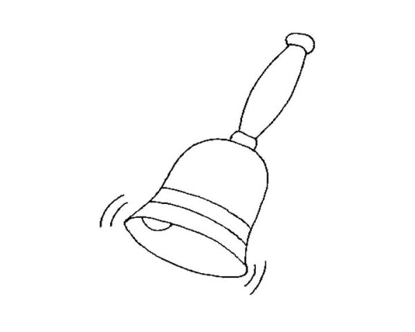 Колокол раскраска