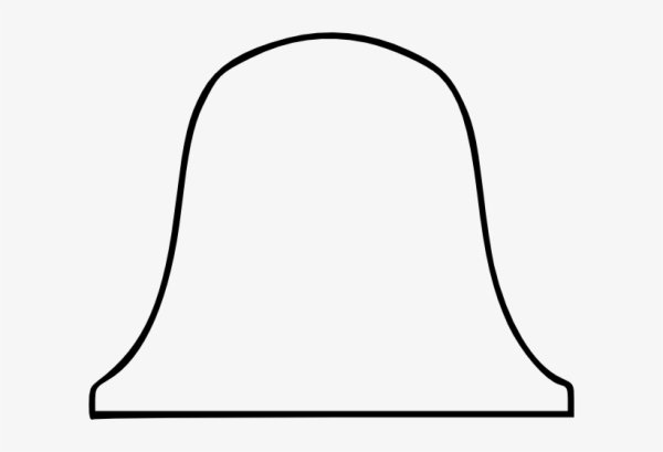 Колокол нарисовать легко