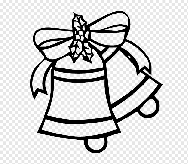 Колокольчик черно белый для детей