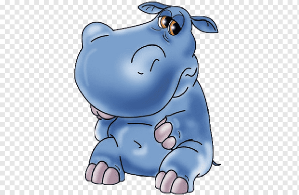 Бегемот мультяшный