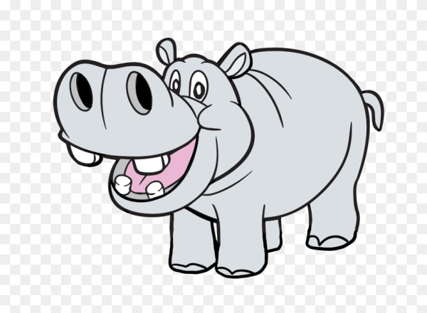 Нарисовать бегемота