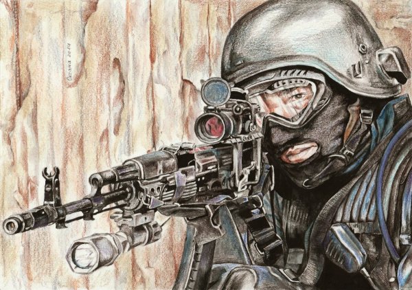 Нарисовать спецназ