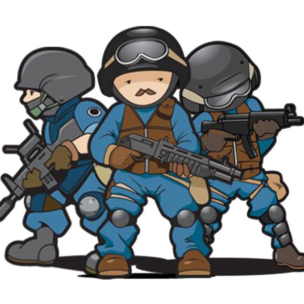 Мультяшные спецназовцы