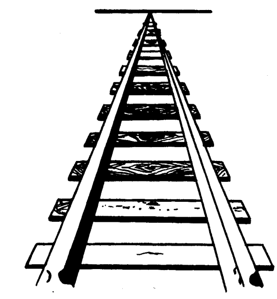 Железная дорога карандашом
