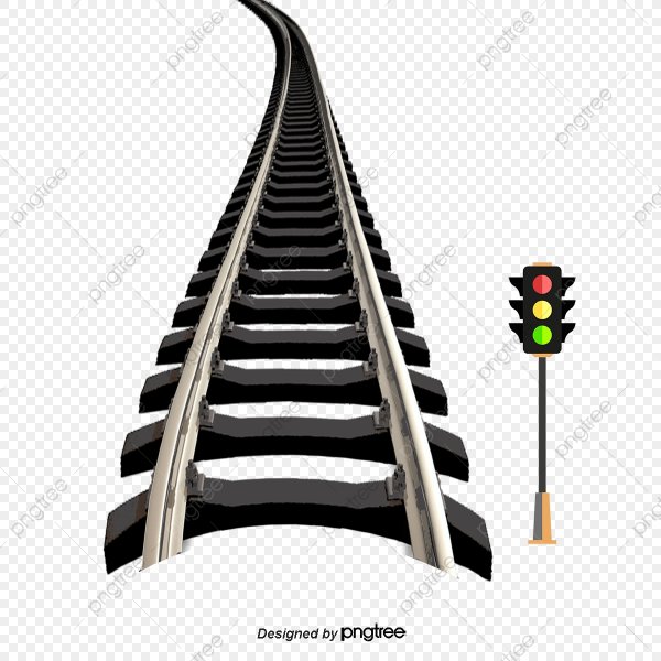 ЖД дорога вектор