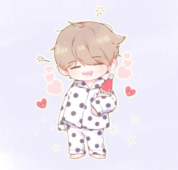 БТС аниме Чиби