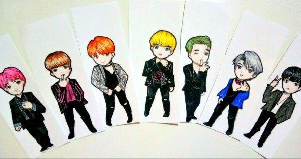 Чиби БТС вся группа