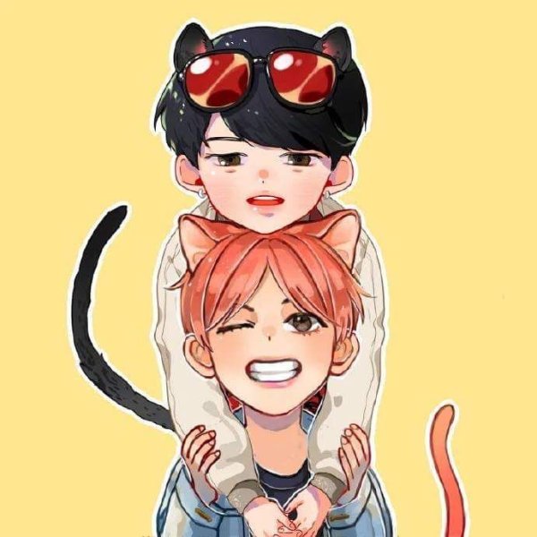 БТС Чиби Чимин и тэхён