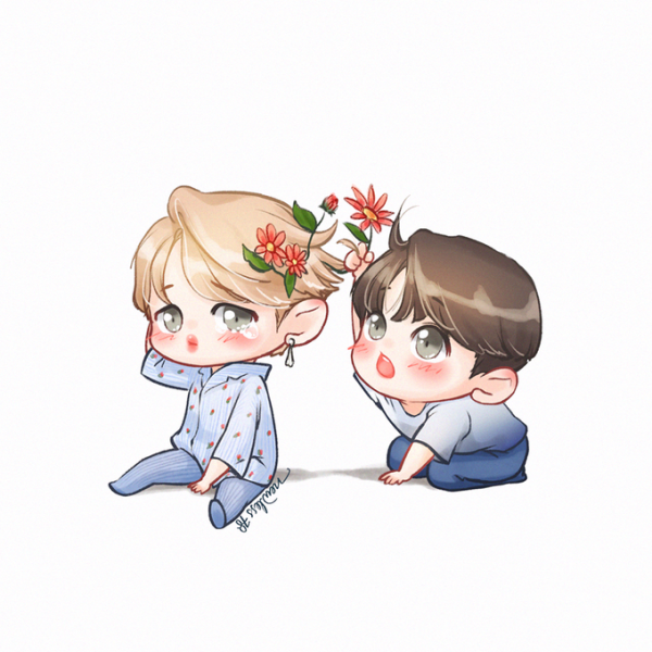 БТС Чиби Чонгук Тэхен и Чимин