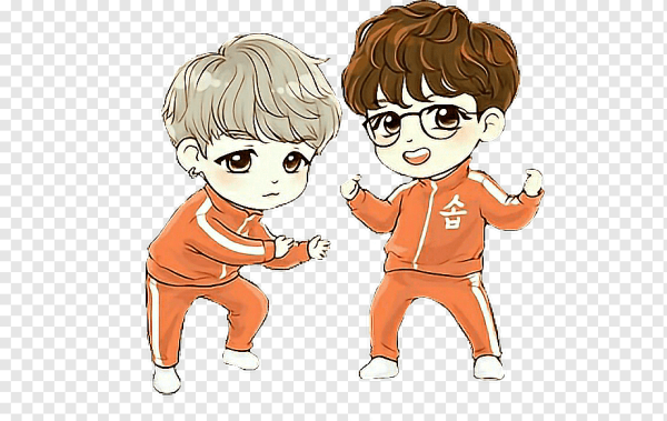 БТС Хосок и Юнги Чиби