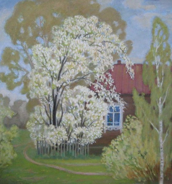 Есенин черемуха иллюстрации