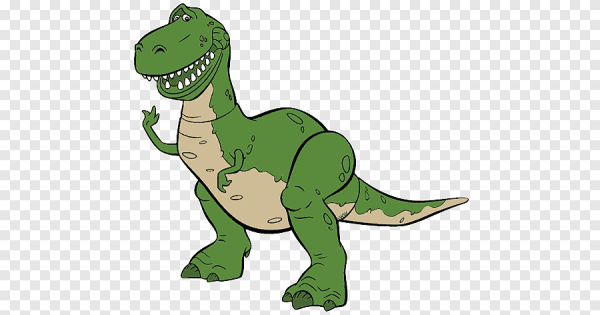 Динозавр рисунок карандашом