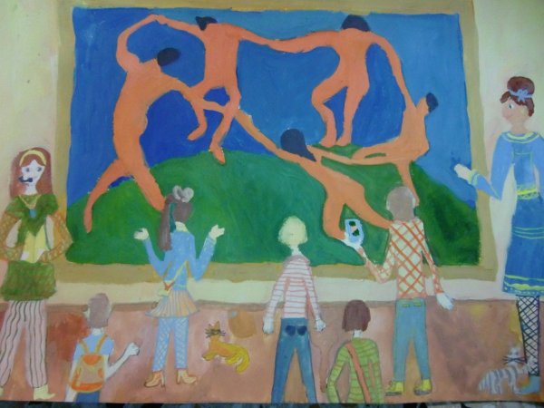 Детские рисунки на тему музей