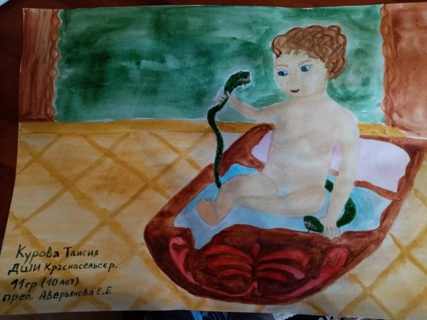 Эрмитаж рисунок детский