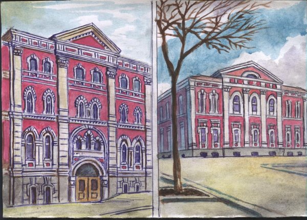 Эрмитаж нарисовать