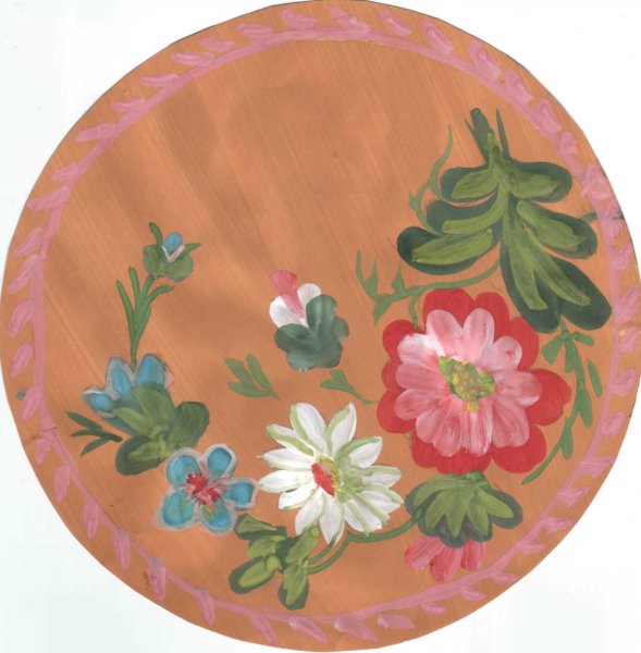 Жостовский поднос для детей