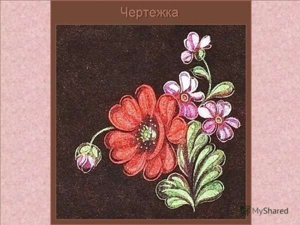 Жостово роспись изо