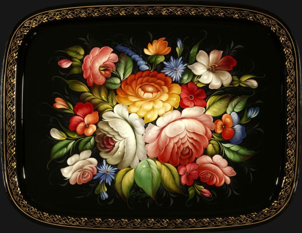 Жостовский поднос реализм