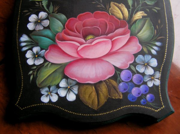 Жостовская роспись узоры для начинающих