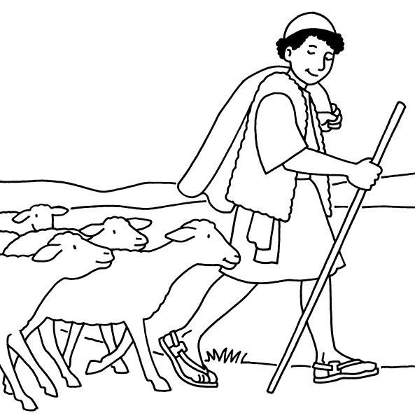 Пастух рисование