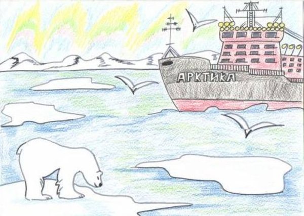 Ледокол рисунок