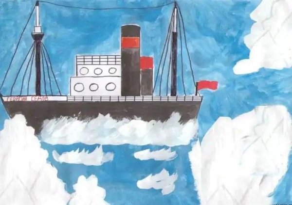 Ледокол рисунок