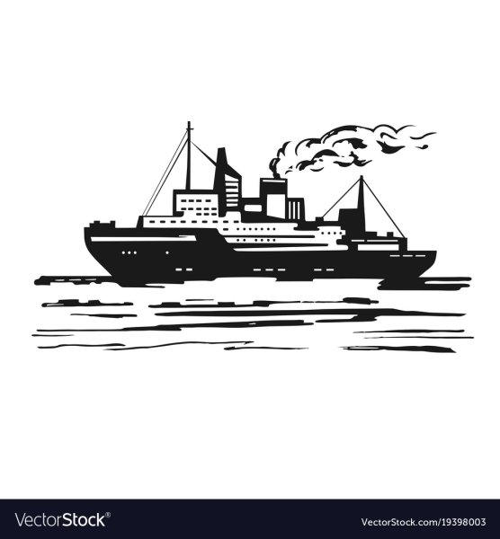 Ледокол Красин силуэт