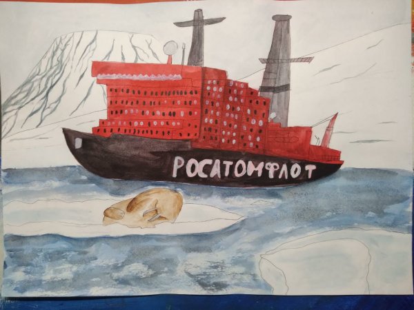 Ледокол Ленин картина