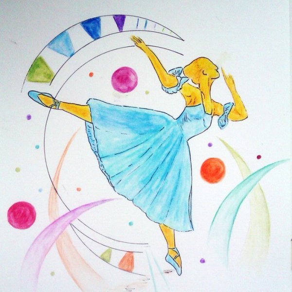 Балерина детский рисунок