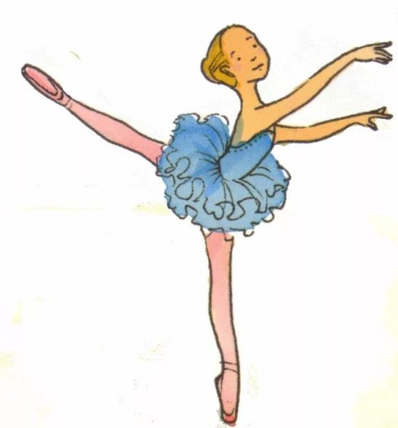 Балерина иллюстрация детская