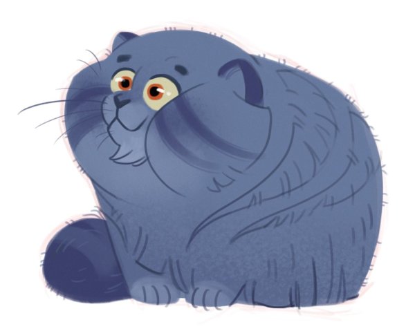 Кот Манул арт