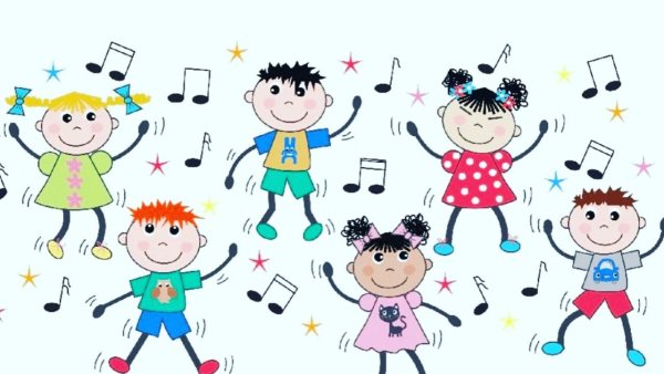 Иллюстрации танцующих детей