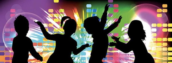 Детская дискотека фон