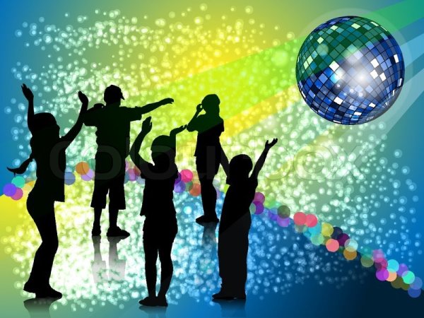 Фон для афиши детской дискотеки