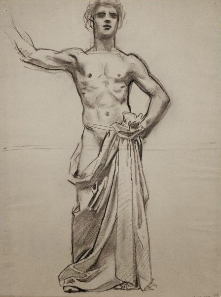 Бог Аполлон раскраска