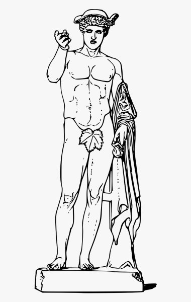 Аполлон Бог рисунок