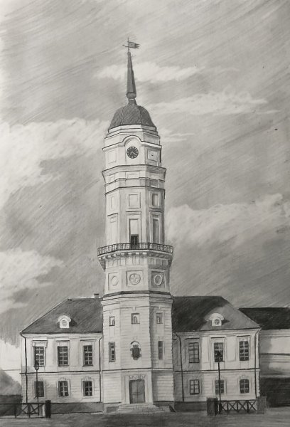 Ратуша набросок