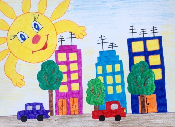 Новосибирск рисунок