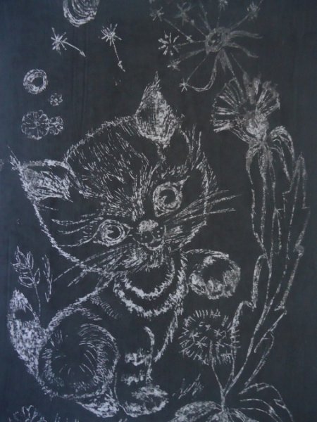 Граттаж техника рисования