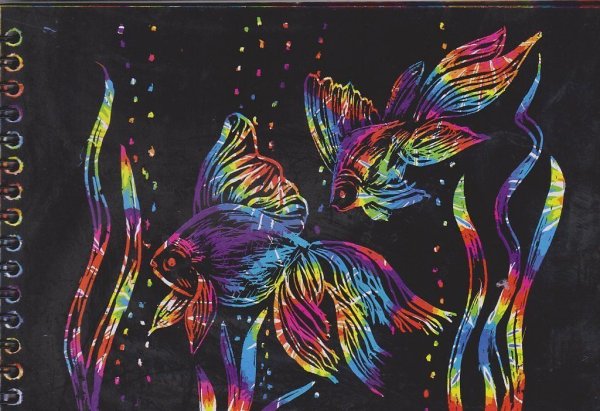 Воскография граттаж