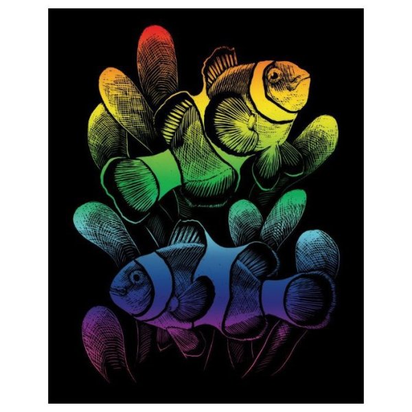 Граттаж рыбки